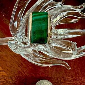 Malachite Sterling Silver Ring